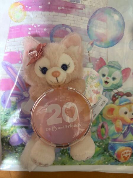 ディズニーシー ダッフィー 20周年 カラフルハピネス ぬいぐるみ ぬいば ぬいチャ ぬいぐるみチャーム リーナベル