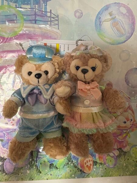 ディズニーシー ダッフィー 20周年 カラフルハピネス ぬいぐるみ ぬいば ぬいチャ ぬいぐるみチャーム