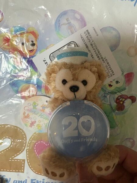 ディズニーシー ダッフィー 20周年 カラフルハピネス ぬいぐるみ ぬいば ぬいチャ ぬいぐるみチャーム 20