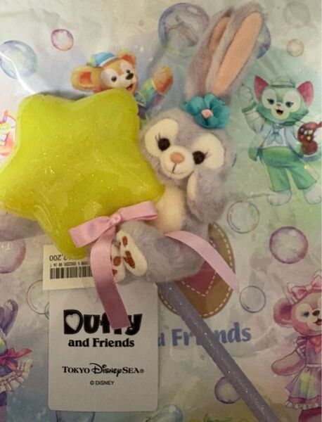 ディズニーシー ダッフィー 20周年 カラフルハピネス ぬいぐるみ ぬいチャ ぬいぐるみチャーム スティック ステラルー