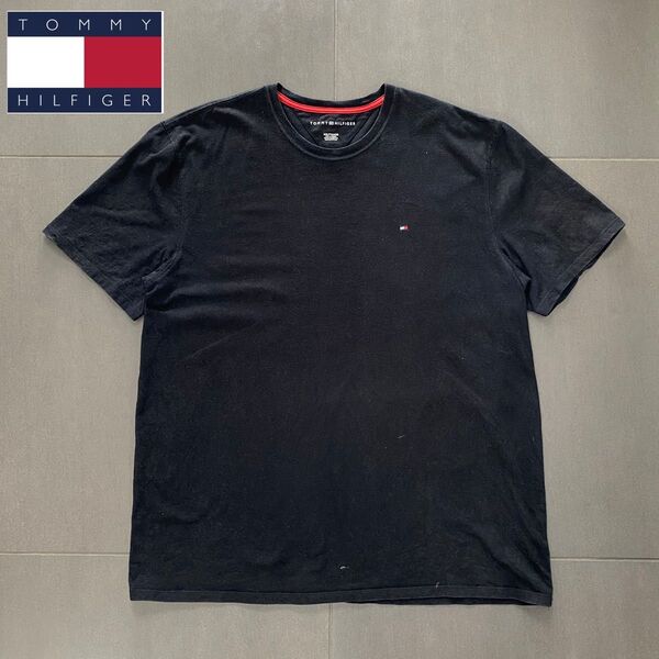 TOMMY HILFIGER トミーヒルフィガー クルーネック スタンダード刺繍ロゴカットソー sizeXXL