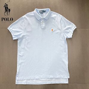 Polo Ralph Lauren ポロ ラルフローレン スモールポニー刺繍 スタンダード ポロシャツ ライトブルーsizeXL