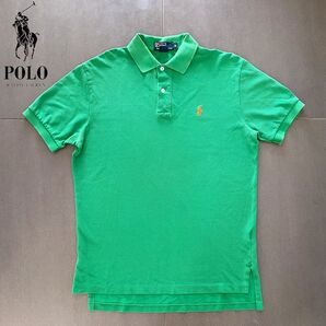 POLO Ralph Lauren ポロ ラルフローレン スモールポニー刺繍スタンダード ポロシャツ グリーン sizeM