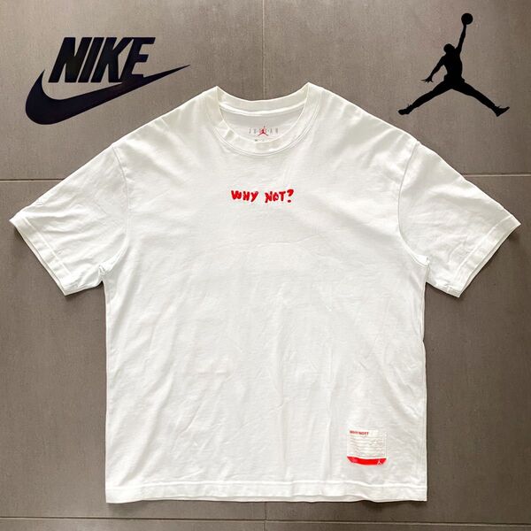 NIKE ナイキ エアジョーダン WHY NOT? プリントTシャツ sizeL