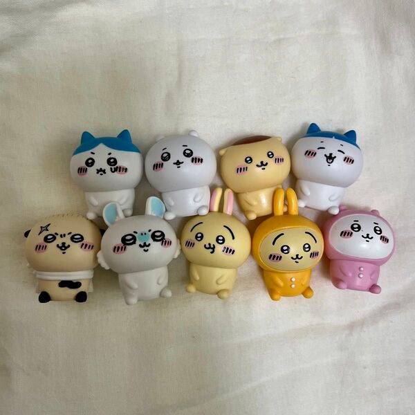 ちいかわ インテリアミニフィギュア 9個セット ハチワレ うさぎ モモンガ くりまんじゅう ラッコ