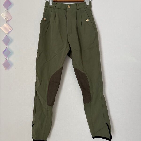 【新品】 reitsport ruhm 乗馬 キュロット カーキ