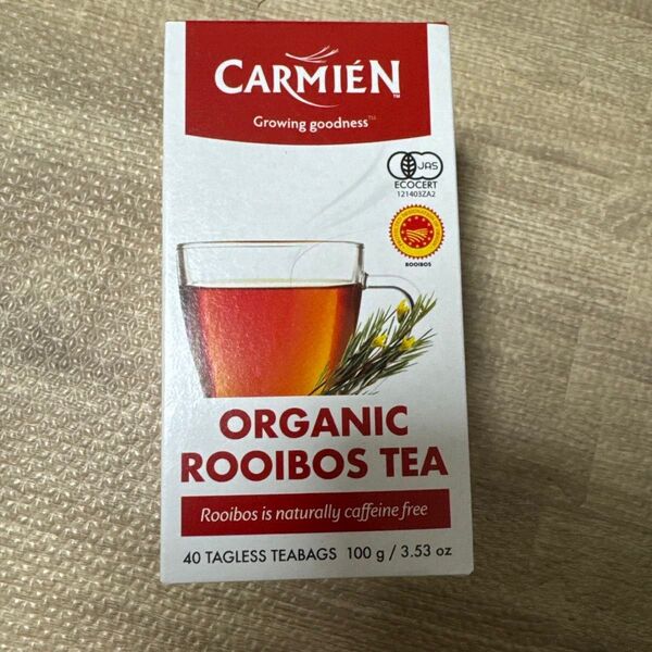 ルイボスティー オーガニック コストコ CARMIEN ルイボス茶 40袋×1箱