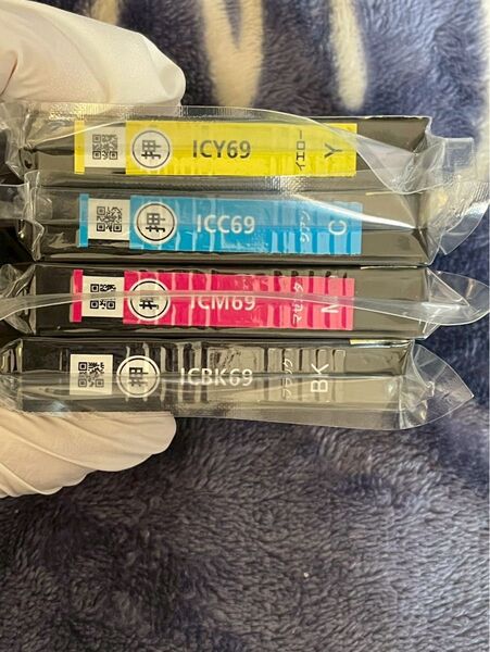 エプソン 純正インクカートリッジ ICY69 ICC69 ICM69 ICBK69 4色セット