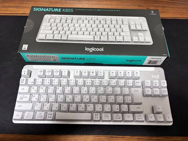 美品 ロジクール K855 ワイヤレスキーボード 赤軸 ロジクール Logicool キーボード メカニカル logicool
