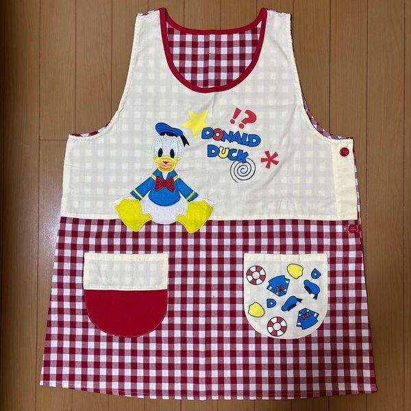 キャラクターエプロン ディズニー ドナルドダック