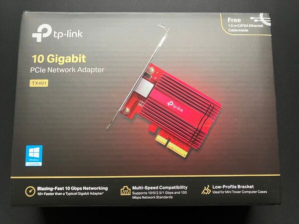 TP-Link 10Gbps LANカード PCI-E アダプター ネットワークカード TX401