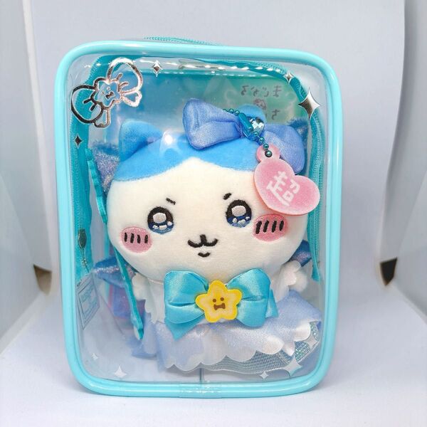 超まじかるちいかわ ハチワレ マスコット ぬいぐるみ クリアポーチ