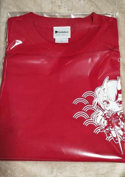 当選品 サントリー BOSS×ホロライブ オリジナル ロンTシャツ 百鬼あやめ Lサイズ