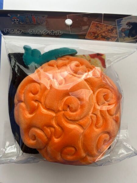 ONE PIECE ワンピース パスケース&タオル 悪魔の実 メラメラの実