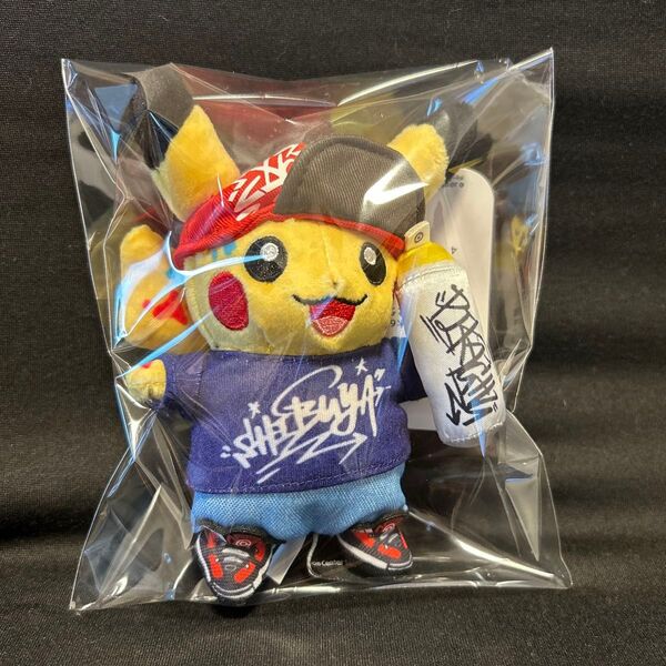 【新品】ポケモンセンター限定 ピカチュウ グラフィティアーティスト風マスコット