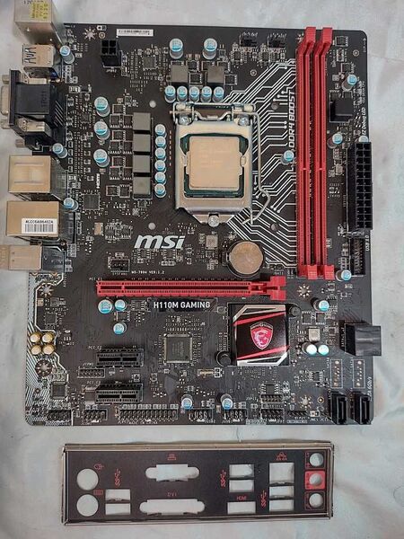 MSI H110M GAMING +Celeron G3900 第6世代/第7世代 intel Core i対応 LGA1151