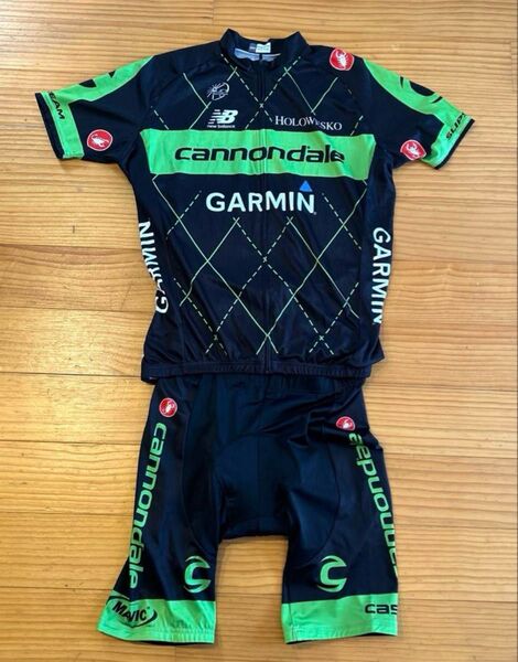 CASTELLI Cannondale Garmin サイクルジャージとショーツセット 上下セット