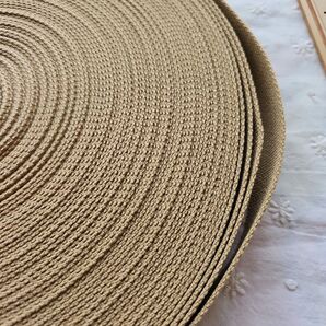 アクリルバンド アクリルテープ 持ち手 10m 濃いベージュ