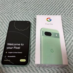 【美品】 Google Pixel 8a SIMフリー グーグルピクセル アロエ Aloe Google Store購入