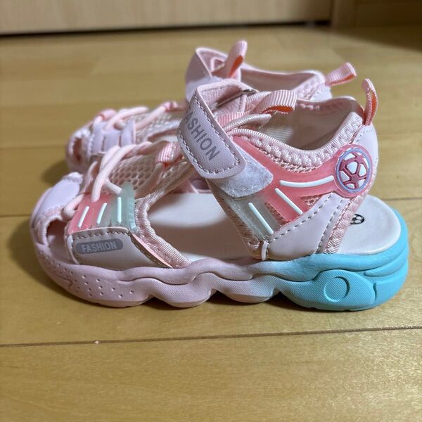 キッズ サンダル 女の子 スポーツサンダル つま先保護