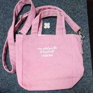 Flash Blue ミニトートバッグ ピンク