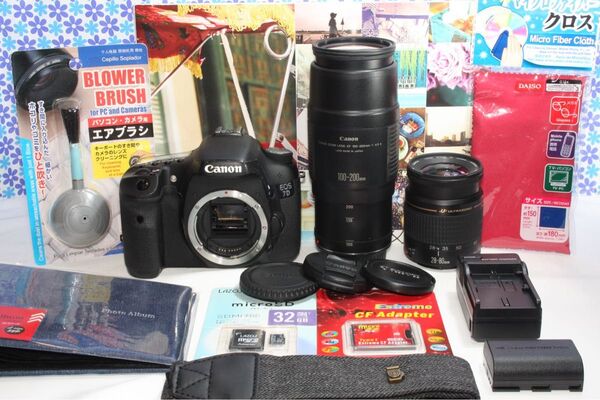 極美品★Canon EOS 7D ダブルズームセット★おすすめ一眼レフ★