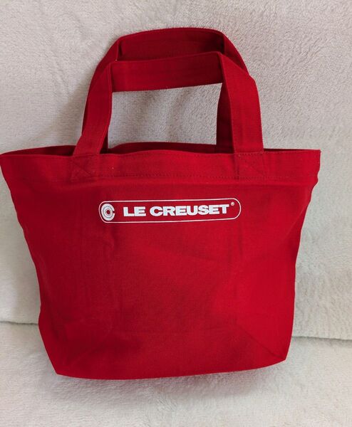 ル・クルーゼ キリ コラボ 限定 プレミアム ランチトート ミニバッグ 赤 LE CREUSET kiri トートバッグ