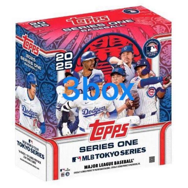 Topps 2025 Series One MLB Tokyo 3box