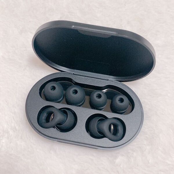 耳栓 睡眠用 静かさ 安眠 遮音値28dB 耳痛くない シリコン製 コンパクト 黒