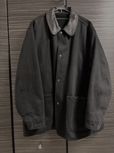 【希少サイズ・再安価】COMOLI 24AW デニムレザーワークジャケット SIZE2
