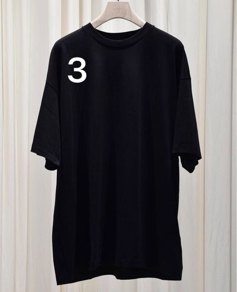 COMOLI 25SS コットンジャージ半袖Tシャツsize3