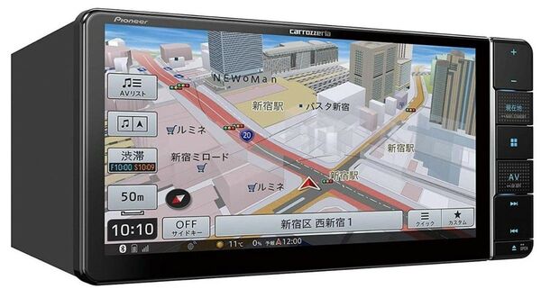 パイオニア カーナビ AVIC-RW710 7インチ 200mmワイド 楽ナビ 無料地図更新 フルセグ