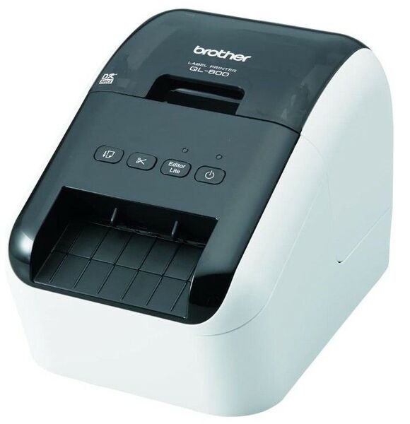 未開封 ブラザー工業 カラー 感熱ラベルプリンター QL-800 (23mm-62mm幅対応/DKテープ/DKラベル)