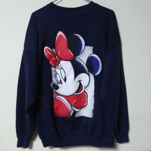 90s ミニーマウス トレーナー ミッキーマウス 古着 ディズニー Disney