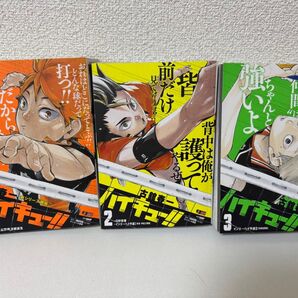 コンビニ版 ハイキュー!! 1〜3巻セット
