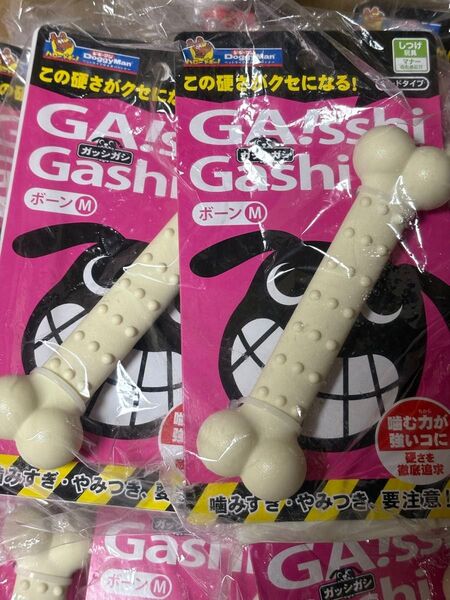 【2本セット】ドギーマン 犬用おもちゃ ガッシガシ ボーン M サイズ