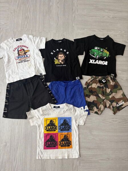 XLARGE KIDS Tシャツ ハーフパンツ まとめ売り7点
