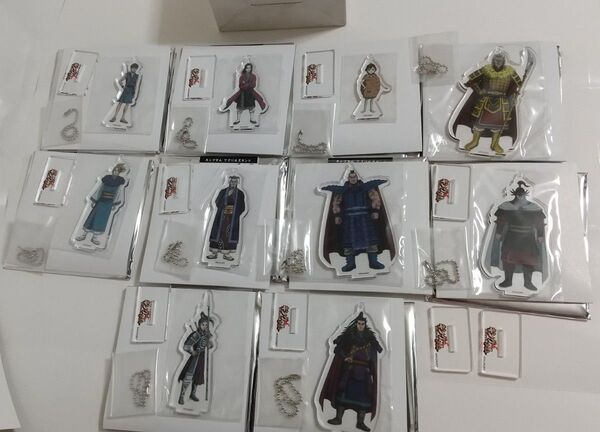 キングダム アクスタ10個セットB 王騎将軍 信 政 河了貂 廉頗 李牧 呂不韋 王翦 王賁 桓騎将軍。