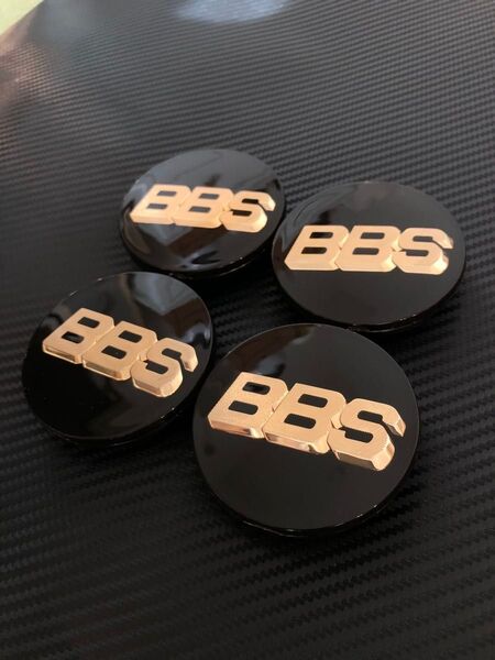 BBS センターキャップ 70ミリ RF LM RG-F RE-L RE-L2 RG-R ブラック ゴールド 黒金 リング無し