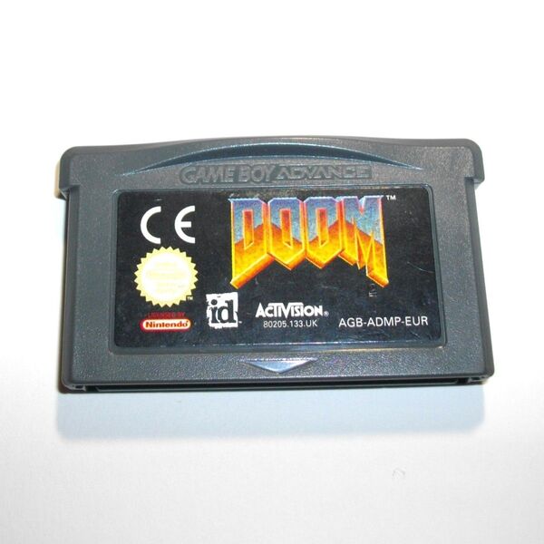 海外版 欧州版 GBA DOOM ドゥーム FPS シューティングゲーム ゲームボーイアドバンス