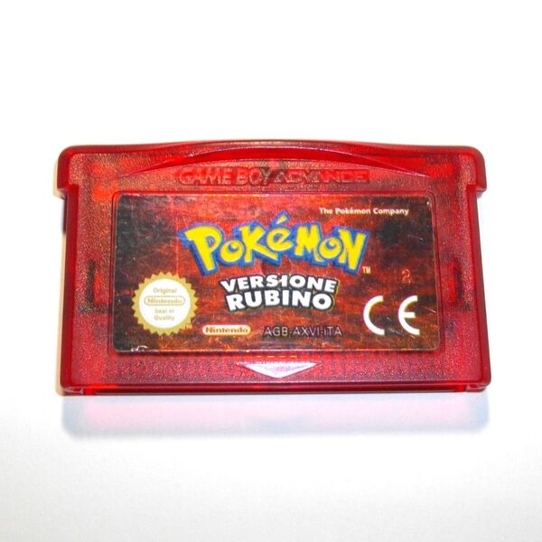 イタリア語版 海外版 正規品 GBA ポケットモンスター ルビー ポケモン ゲームボーイアドバンス POKEMON