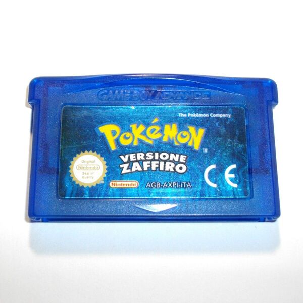 イタリア語版 海外版 正規品 GBA ポケットモンスター サファイア ポケモン POKEMON gameboy advance