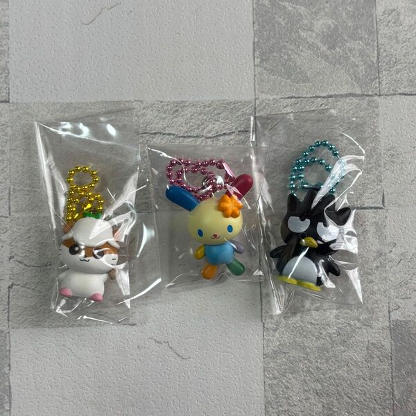 サンリオキャラクターズ マスコット&グミ キーホルダー ウサハナ バツ丸 コロコロクリリン