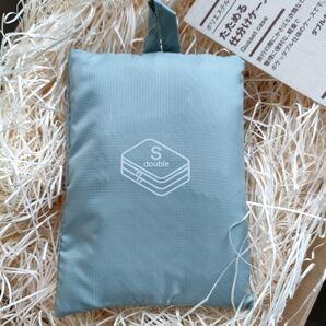 無印良品 ポリエステルたためる仕分けケース グリーン ダブルタイプS