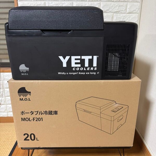 ミナトワークス M.O.L ポータブル冷蔵庫 MOL-F201 20L