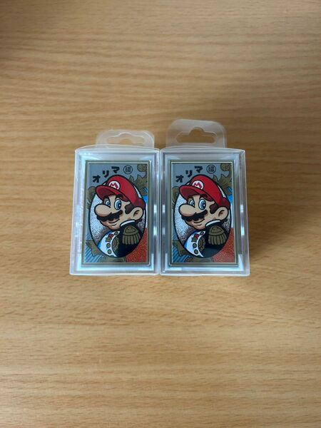 新品未開封 任天堂 マリオ花札 赤 2個