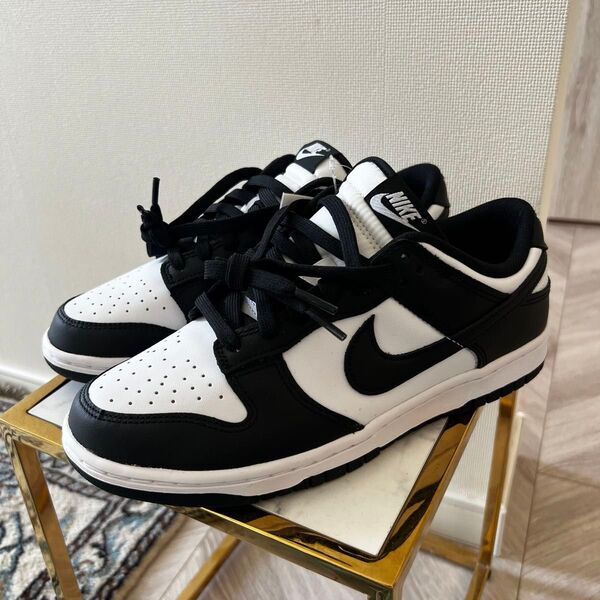 正規品NIKE ナイキ ダンク LOW レトロ パンダ 25.5cm 新品未使用タグ付き