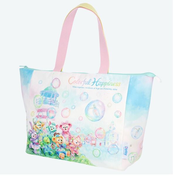 カラフルハピネス トートバッグ ダッフィー フレンズ 20周年