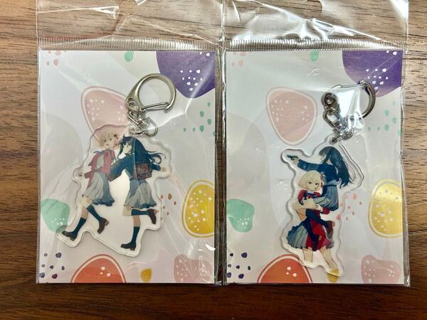 リコリコ たきな 千束 アクリルキーホルダー 2個セット 新品 リコリスリコイル