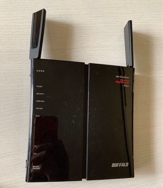 BUFFALO 無線LANルーター AirStation WZR-HP-G300NH 本体のみ